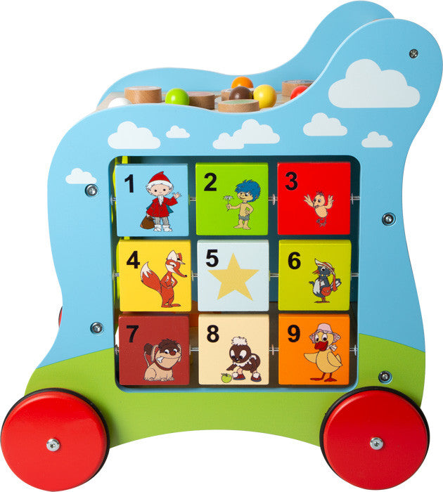 Set scopa e paletta giocattolo in legno per bambini Legler 10329